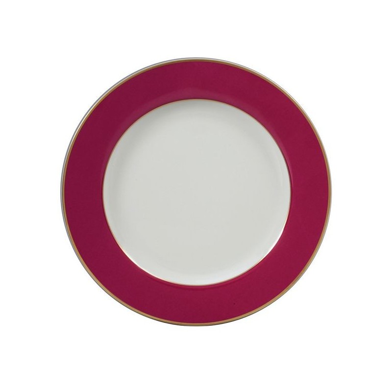 Assiette de présentation Rose L002/4567raie - Ancienne Manufacture Royale