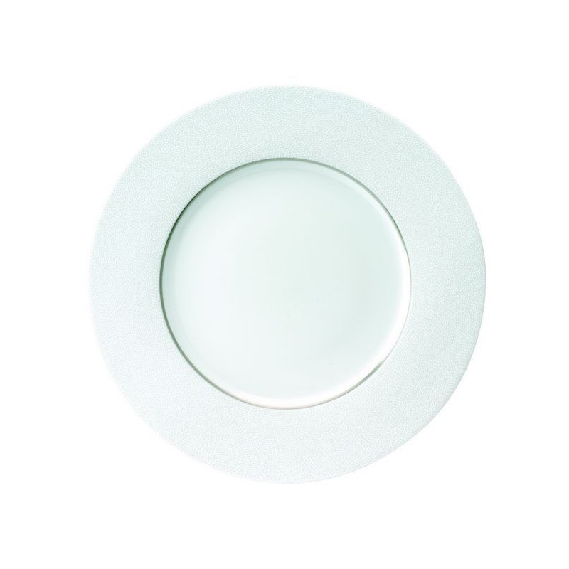 Assiette de présentation 010599 Seychelles platine mat - Deshoulières