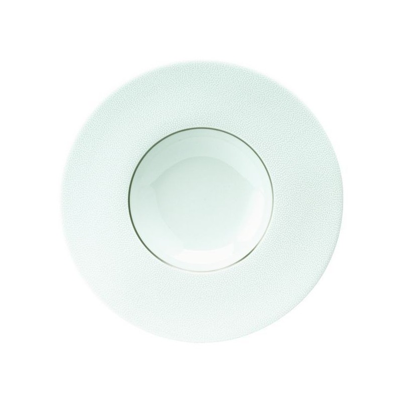 Assiette dégustation 022980 Seychelles platine mat - Deshoulières