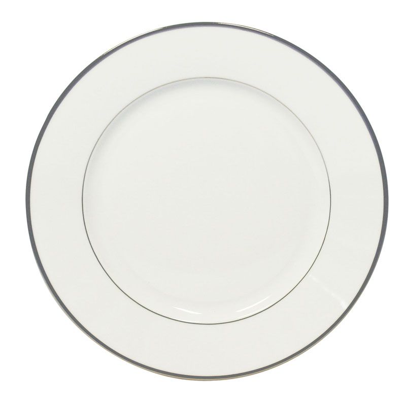 Assiette gourmet Orsay platine - Haviland