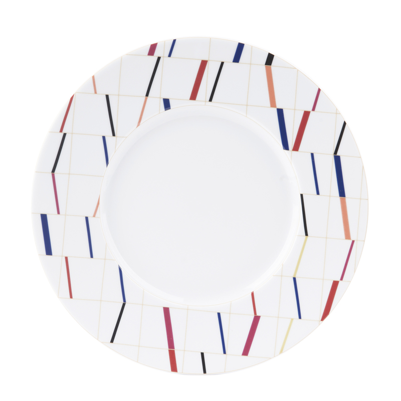 Assiette plate 035022 Graphique - Deshoulières