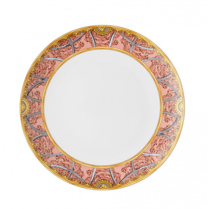 Assiette plate 10217 La Scala del Palazzo Rosa - Versace