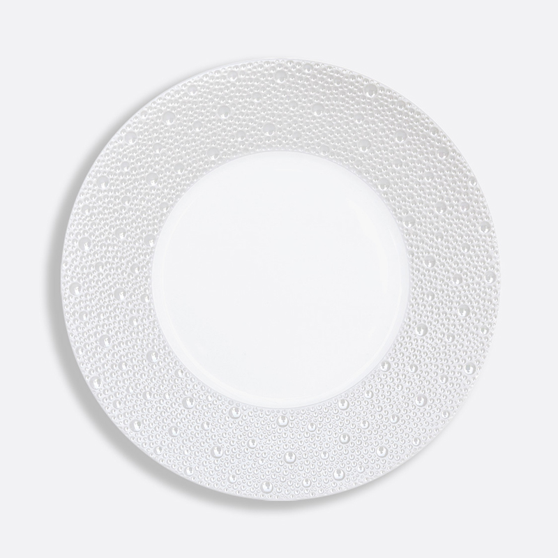 Assiette plate 1975/20249 Ecume Perle - Bernardaud