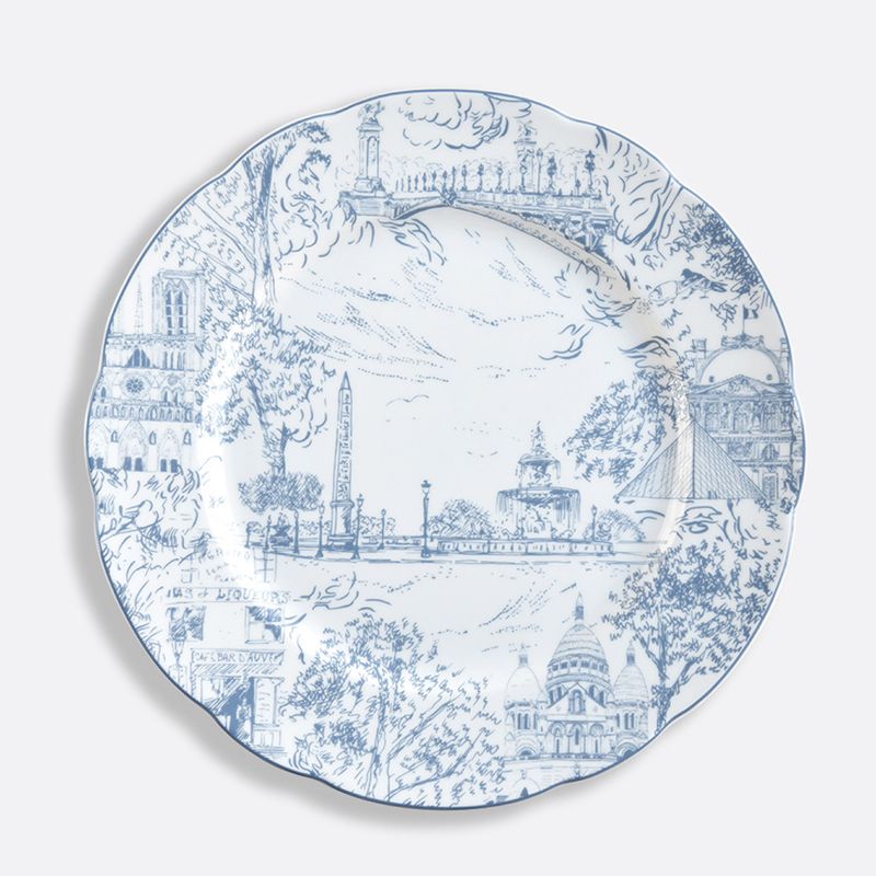 Assiette plate 1980/13 Tout Paris - Bernardaud