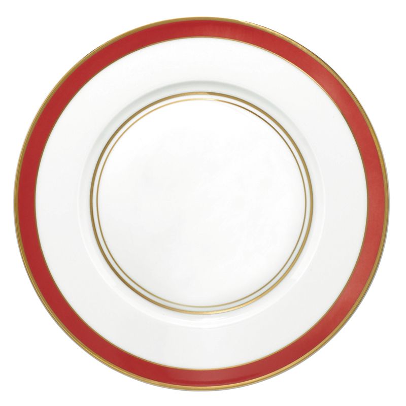 Assiette plate #1 0113-17-101027 Cristobal rouge - Raynaud