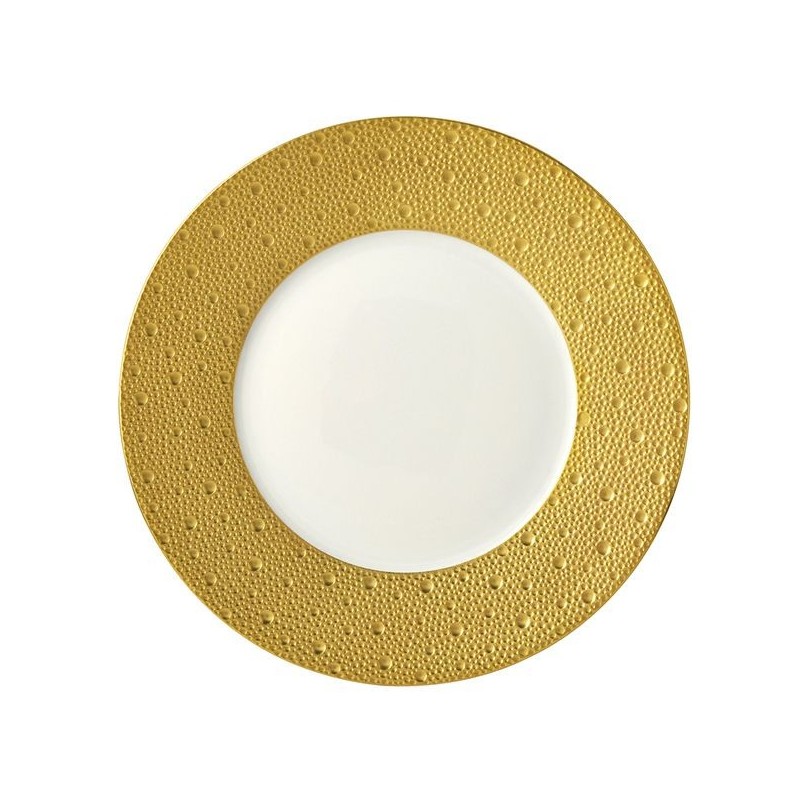 Assiette plate 0739/20249 Ecume or - Bernardaud