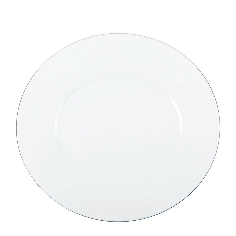 Assiette plate 016535 Epure platine - Deshoulières