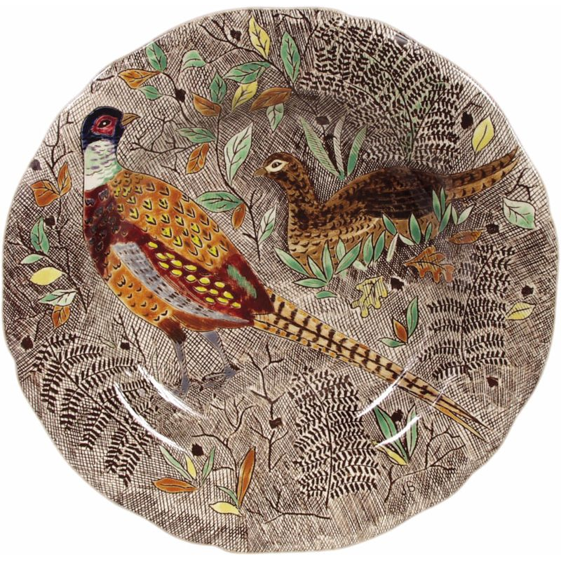 Assiette plate Faisan 0126CAP226 Rambouillet - Gien