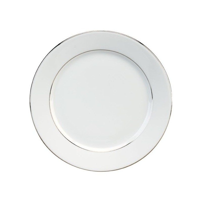 Assiette plate 1040/020100 Filet platine 1,5 mm - Deshoulières
