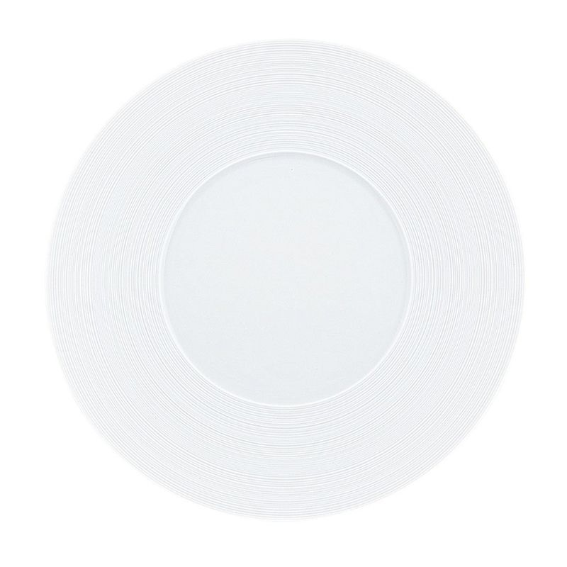 Assiette plate HEM1001BS0000 Hémisphère satin - J.L.Coquet