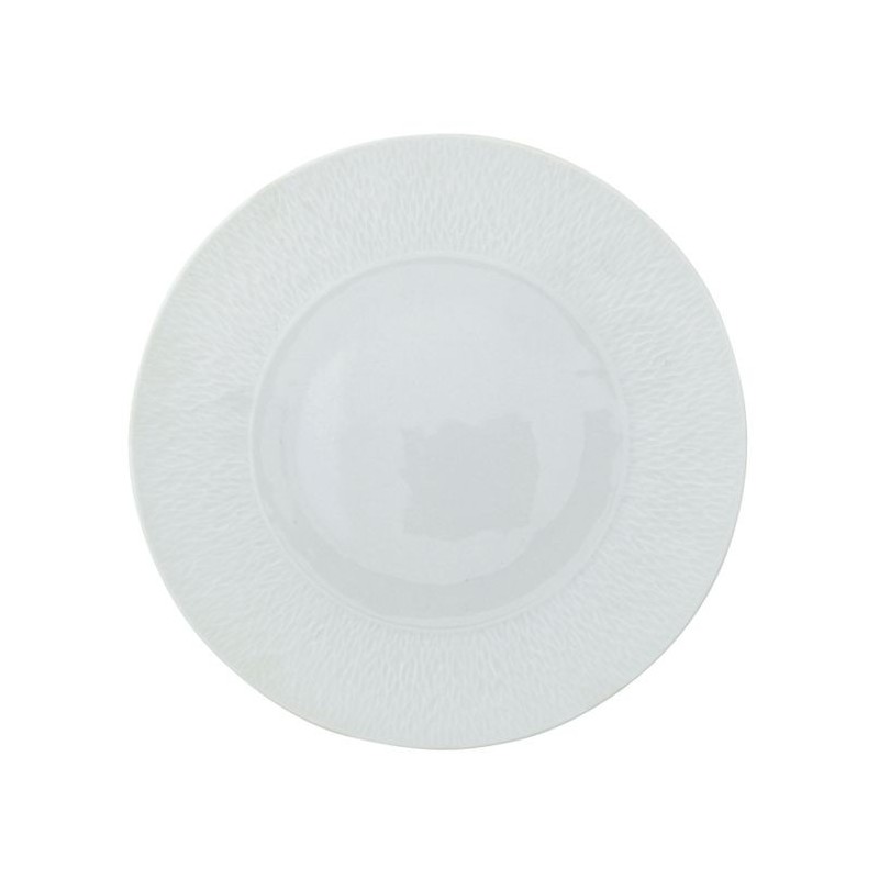 Assiette plate Minéral blanc - Raynaud