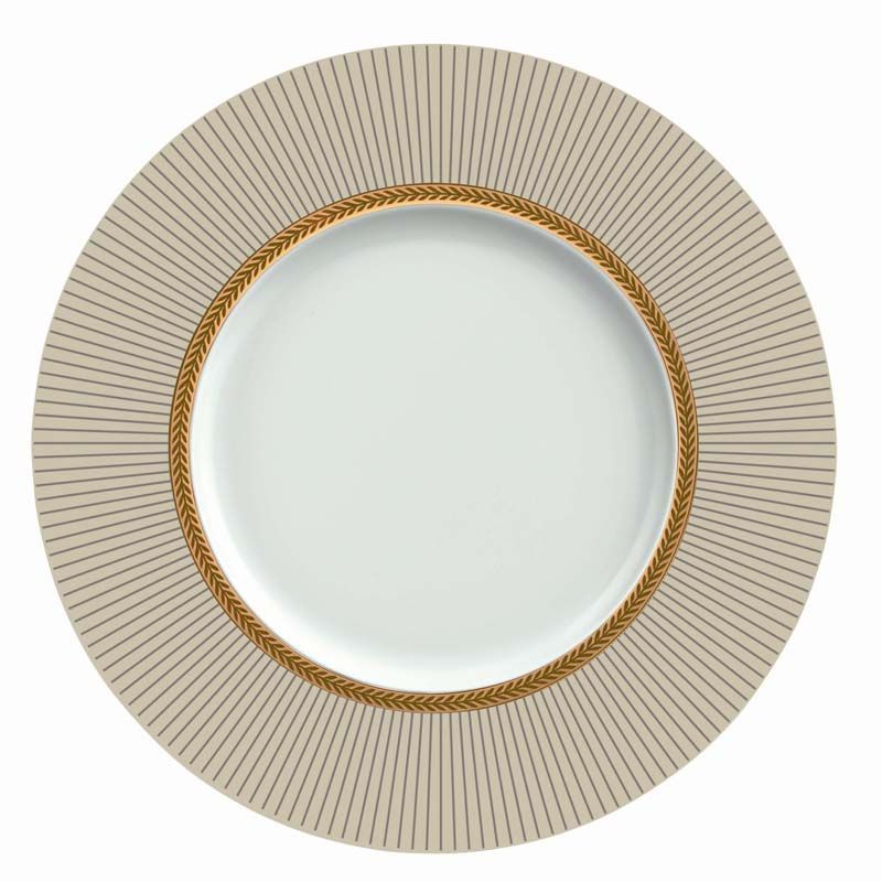 Assiette plate 035005 Pharaon or - Deshoulières