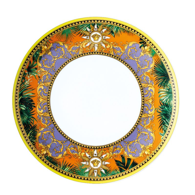 Assiette plates 19335-403713-10229 Jungle animalier - Versace