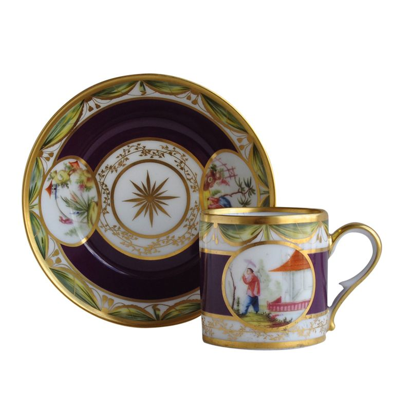 Aux chinois L619/4519 Tasses Historiques - Ancienne Manufacture Royale