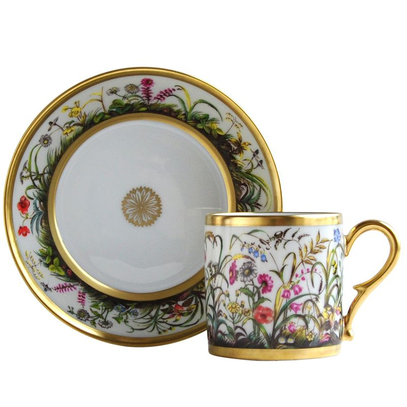 Aux fleurs des champs L167/4519 Tasses Historiques - Ancienne Manufacture Royale