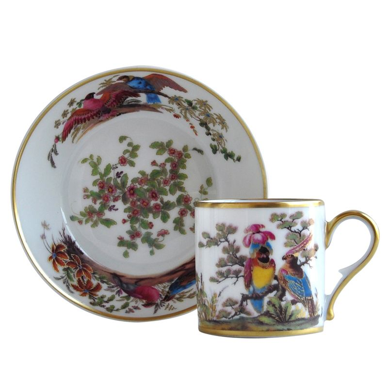 Aux perroquets L627/4519 Tasses Historiques - Ancienne Manufacture Royale
