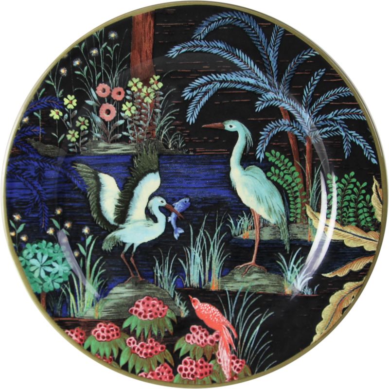 Boîte/2 Assiettes mignardises 1853C02L20 Le Jardin du Palais - Gien