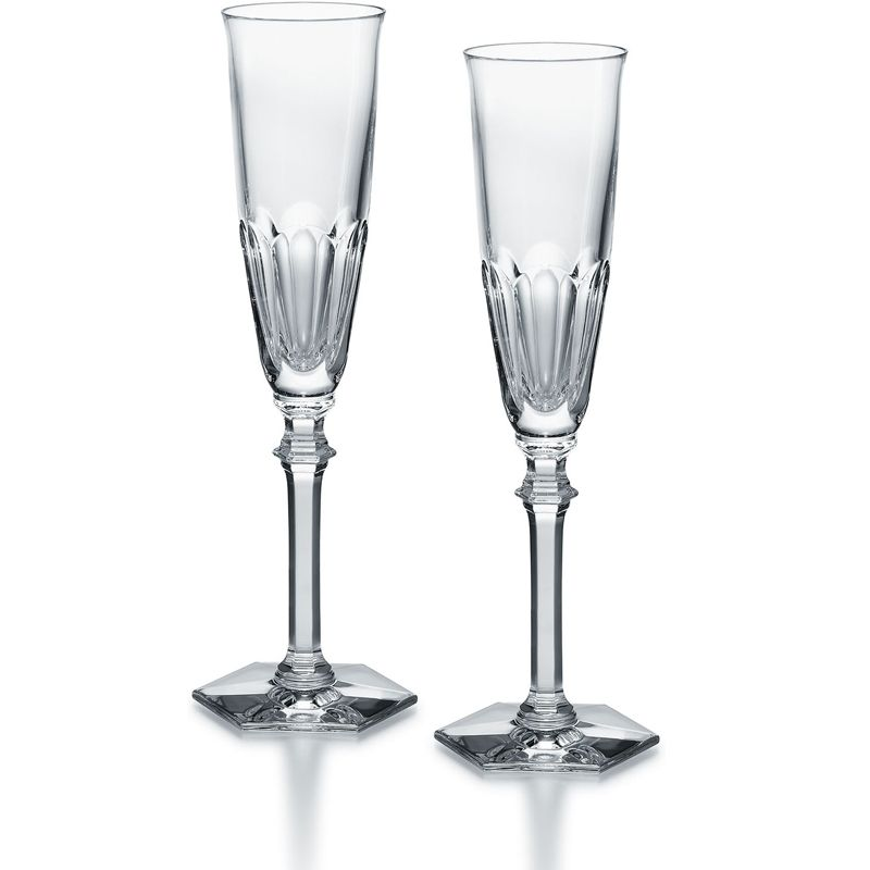 Set/2 champagne flutes 2802588 Harcourt Eve - Baccarat