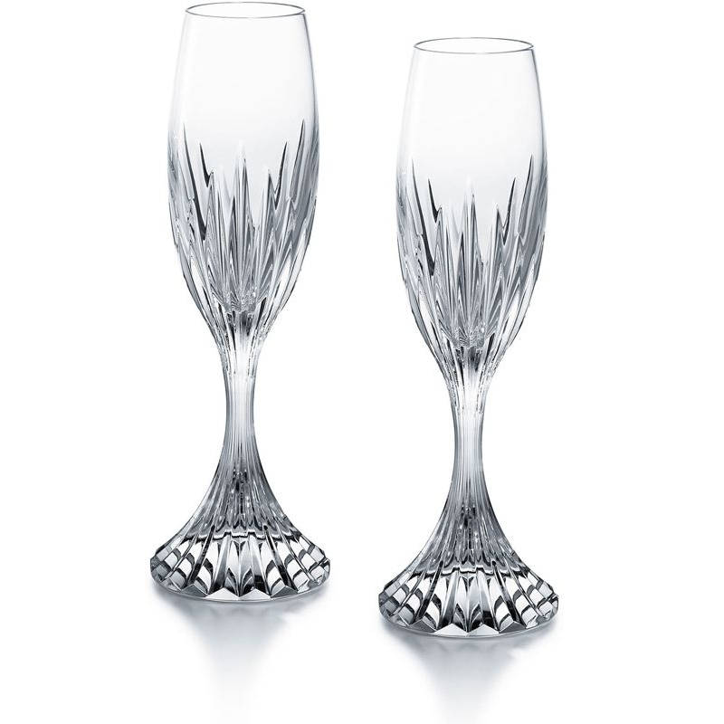 Set/2 champagne flutes 2811797 Massena - Baccarat