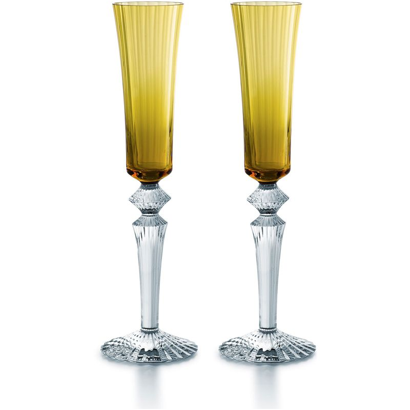 Boite/2 flûtes flutissimo ambre 2811584 Mille Nuits - Baccarat