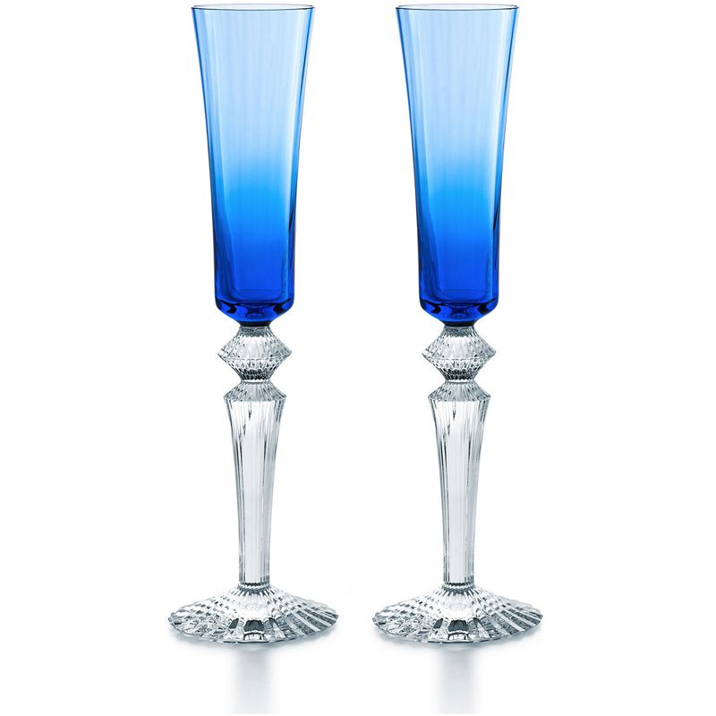 Boite/2 flûtes flutissimo bleu 2811585 Mille Nuits - Baccarat