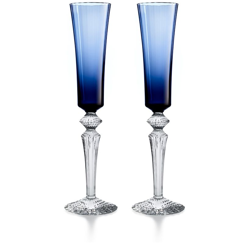 Boîte/2 flûtes flutissimo midnight 2811226 Mille Nuits - Baccarat