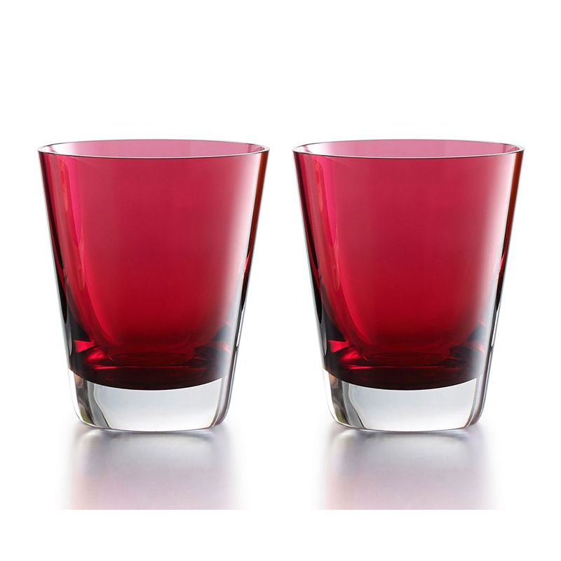 Boîte/2 gobelets rouge 2811578 Mosaïque - Baccarat