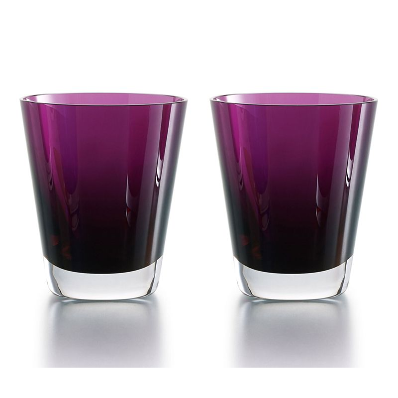 Boîte/2 gobelets violet 2811577 Mosaïque- Baccarat