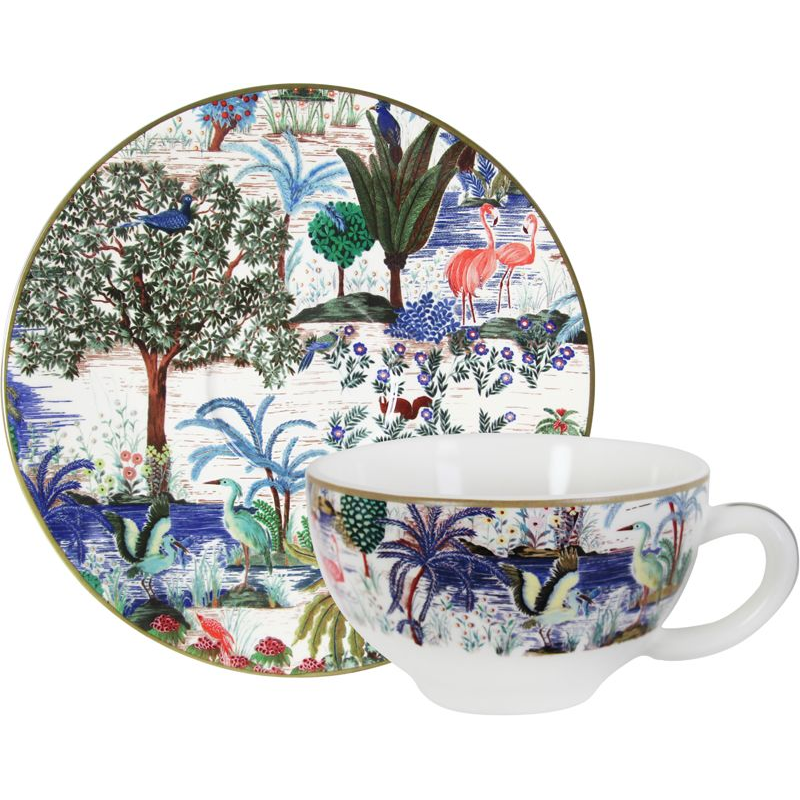 Boîte/2 Tasses et soucoupes à déjeuner 18532PTA01 Le Jardin du Palais - Gien