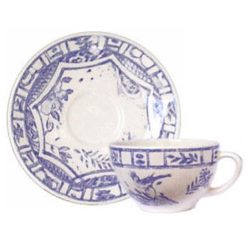 Boite/2 tasses et soucoupes à thé 12902PTH01 Oiseau bleu - Gien