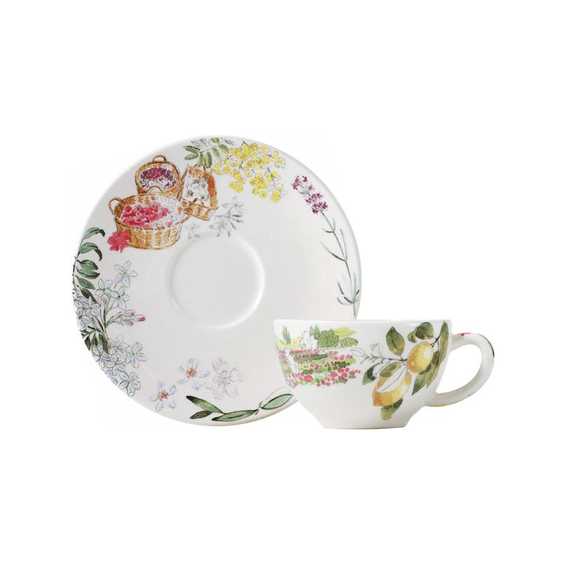 Boite/2 tasses et soucoupes à thé 17742PTH01 Provence - Gien