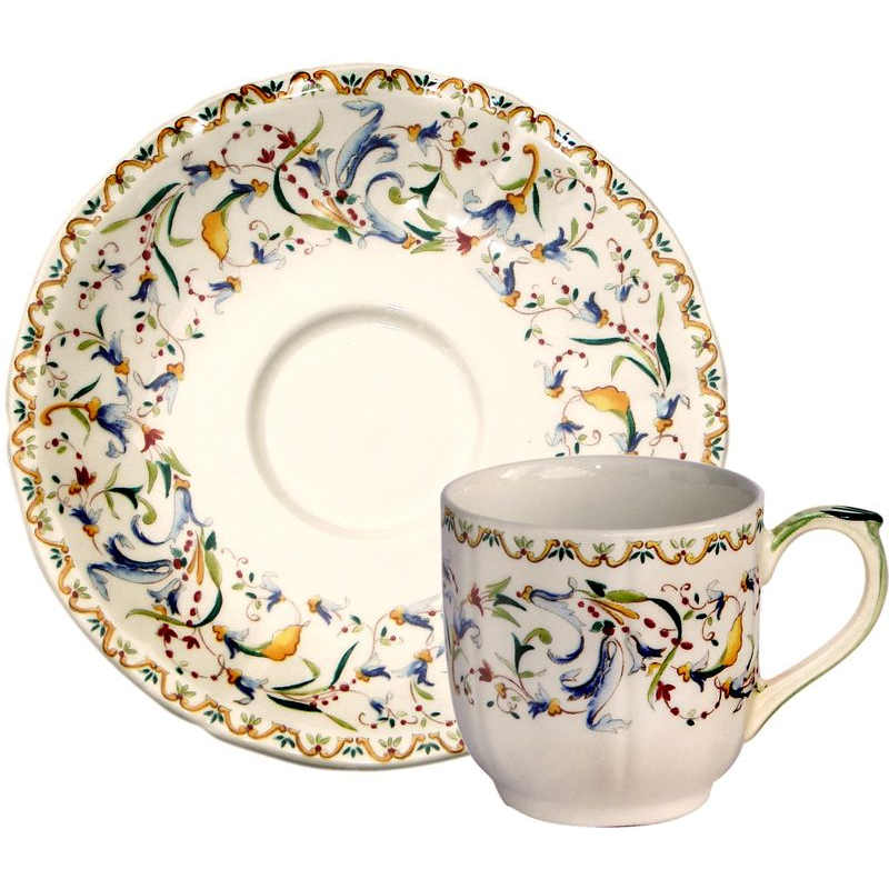 Boite/2 Tasses et soucoupes café 14572PTC26 Toscana - Gien
