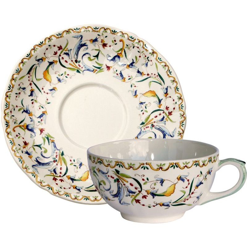 Boite/2 Tasses et soucoupes déjeuner 14572PTA26 Toscana - Gien