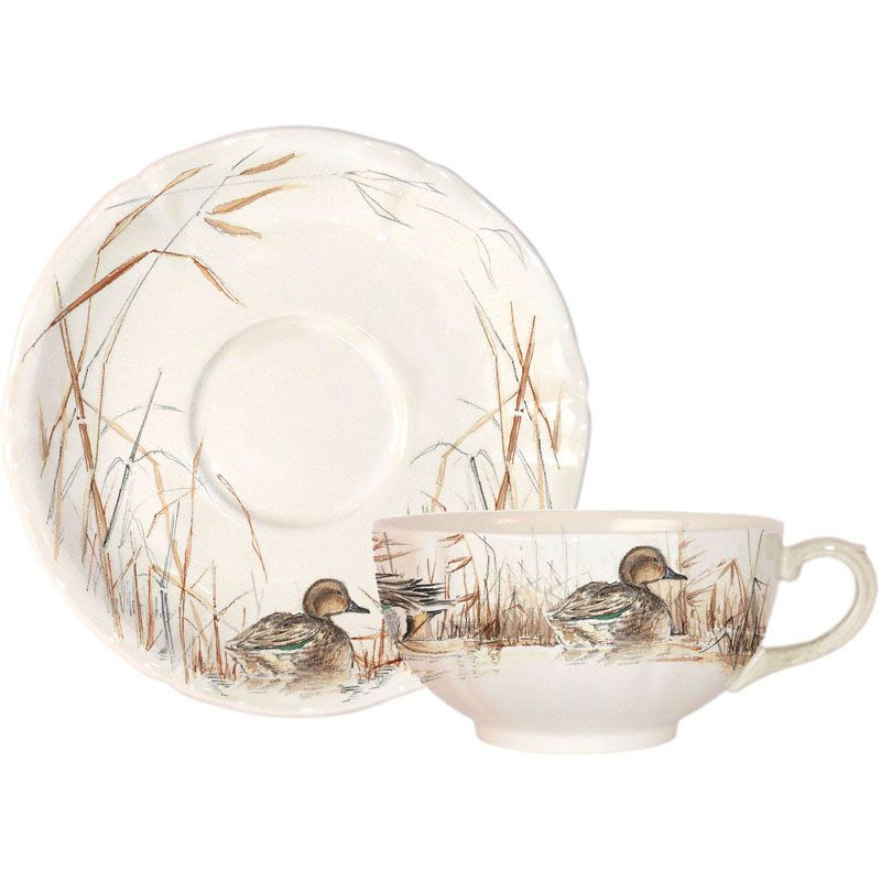 Boite/2 Tasses et soucoupes déjeuner 16312PTA26 Sologne - Gien