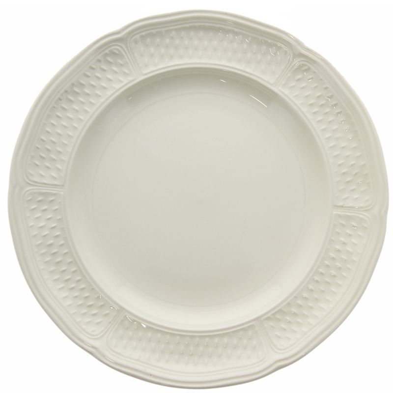 Boite/4 assiettes à dessert 1151B4AB34 Pont aux choux blanc - Gien