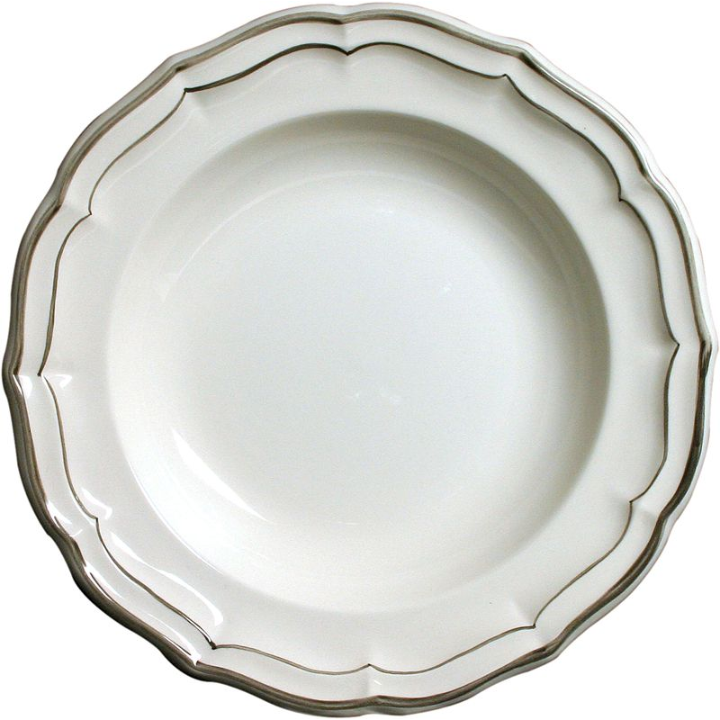 Boite/4 Assiettes creuses 1692B4AY22 Filets taupes - Gien  194,00 €