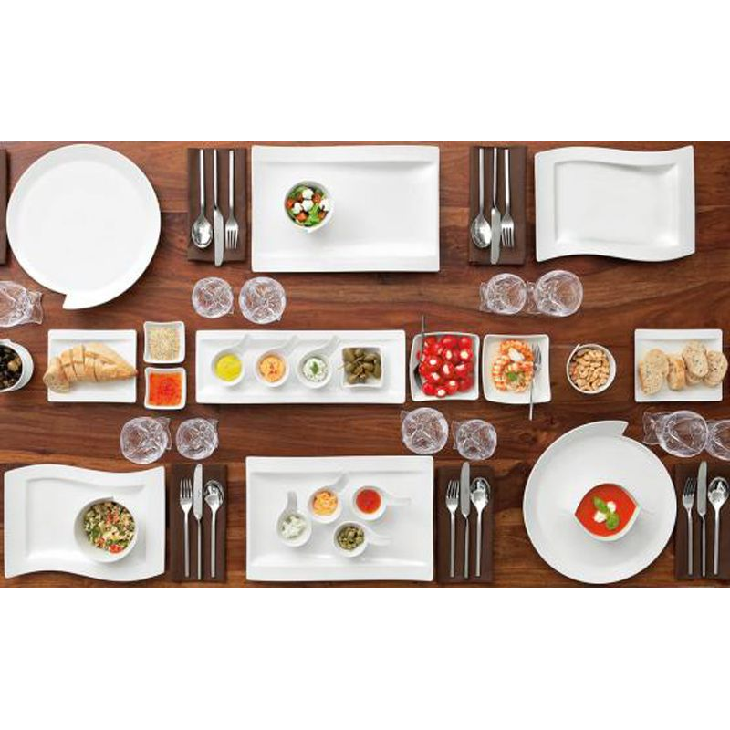 Boîte/4 assiettes d'accueils NewWave - Villeroy & Boch 