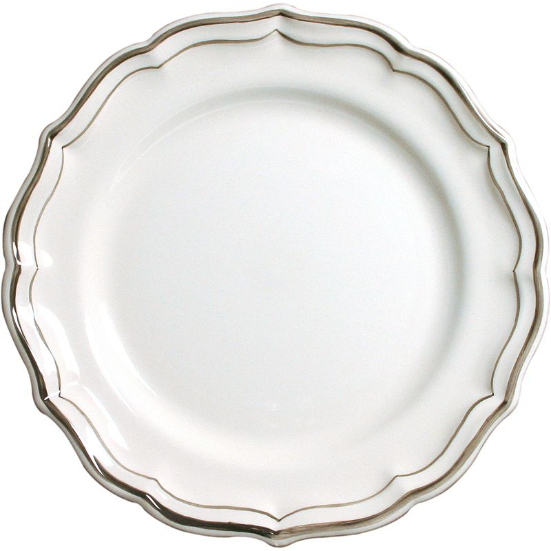 Boite/4 Assiettes dessert 1692B4AB22 Filets taupes - Gien