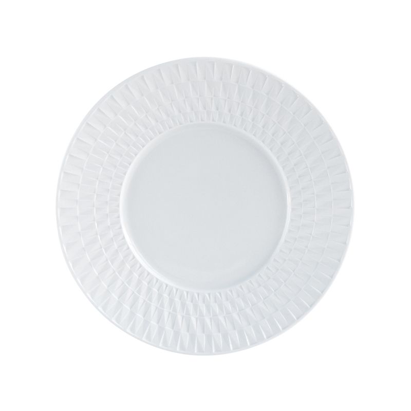 Assiette à pain 1836/3 Twist blanc - Bernardaud