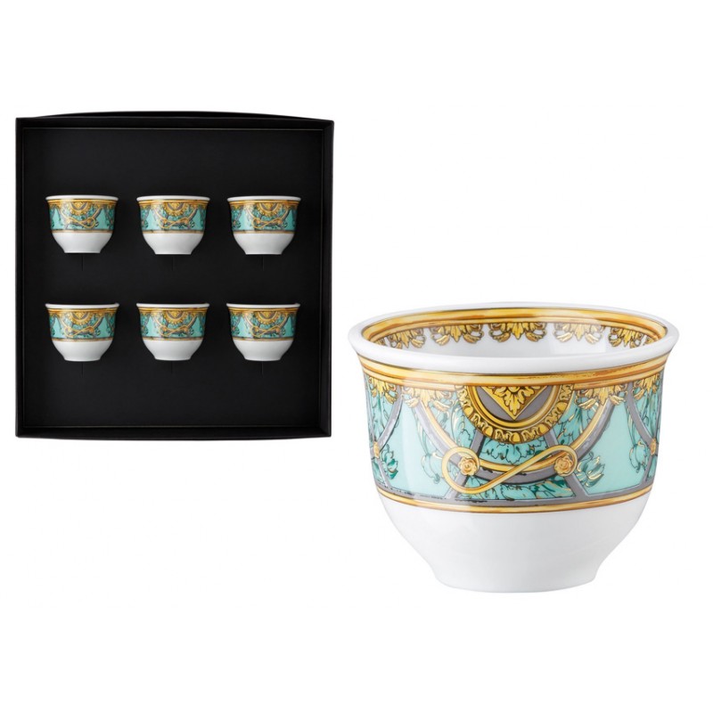 Boîte/6 gobelets 28403 La Scala del Palazzo Verde - Versace