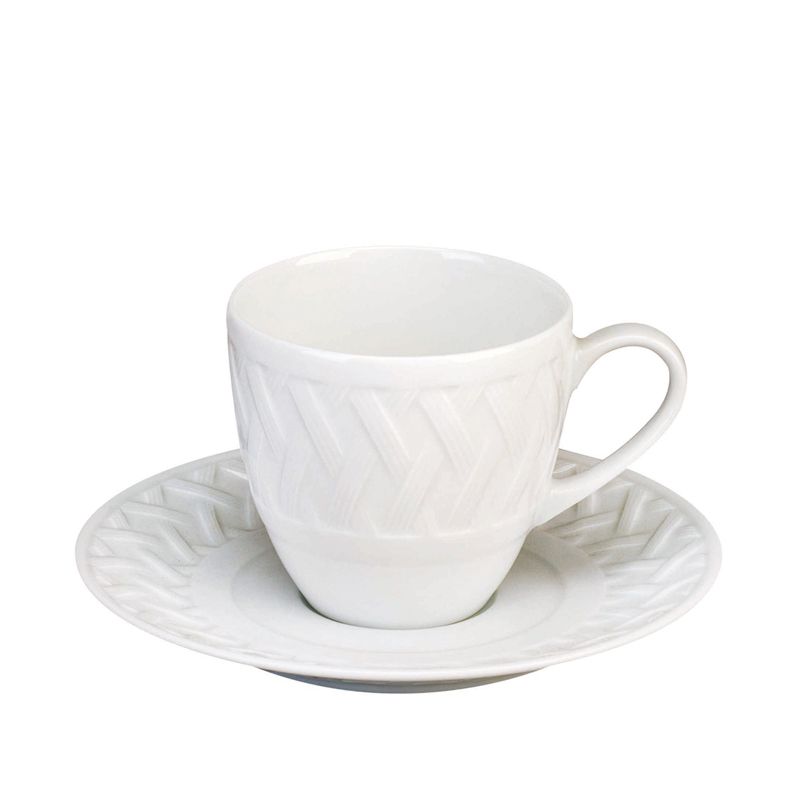 Boite/6 tasses et soucoupes à café 002436 Louisiane - Deshoulières