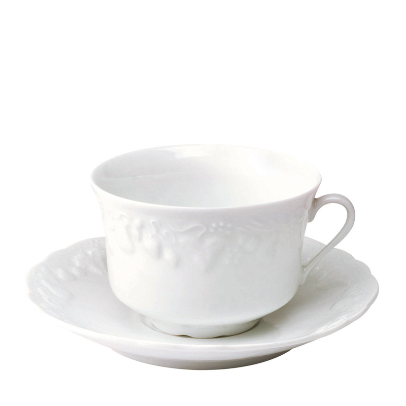 Boite/6 tasses et soucoupes à déjeuner 002395 California - Deshoulières