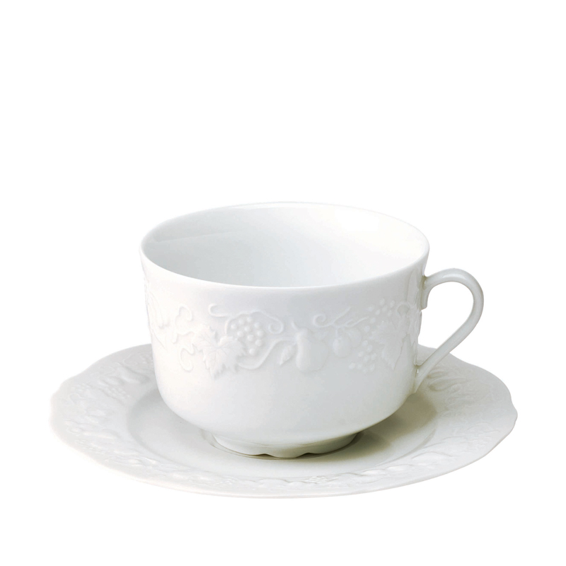 Boite/6 tasses et soucoupes à déjeuner GM 002396 California - Deshoulières