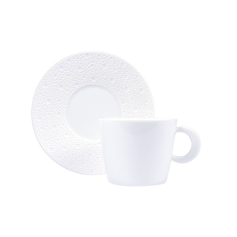 Tasse et soucoupe à thé 0733/20454 Ecume - Bernardaud