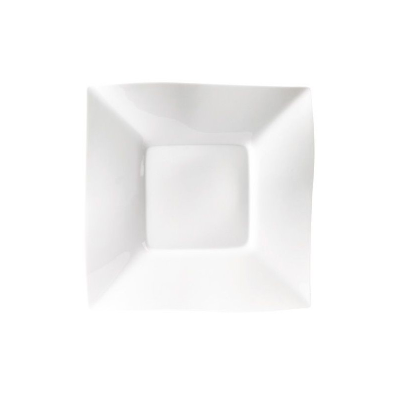 Boite/2 assiettes de présentation Kaolin blanc - Deshoulières