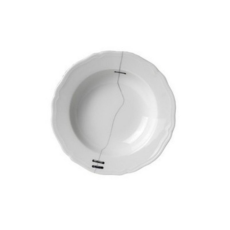 Boite de 6 assiettes creuse à aile PM Broken - Richard Ginori