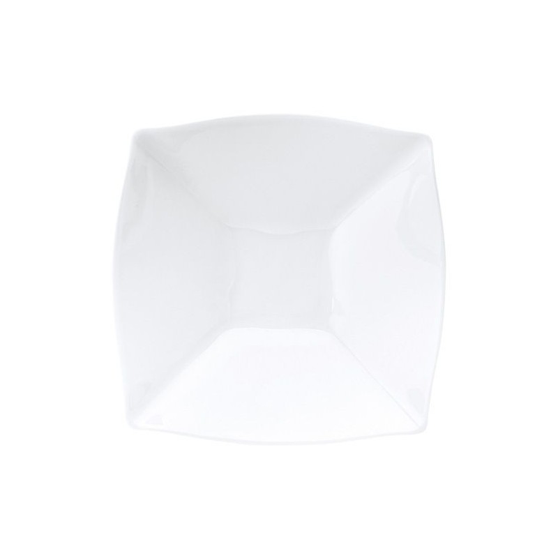 Boite/6 assiettes creuses Kaolin blanc - Deshoulières