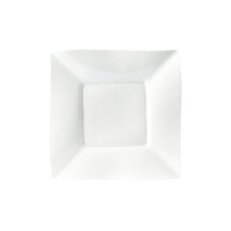 Boite/6 assiettes plates Kaolin blanc - Deshoulières