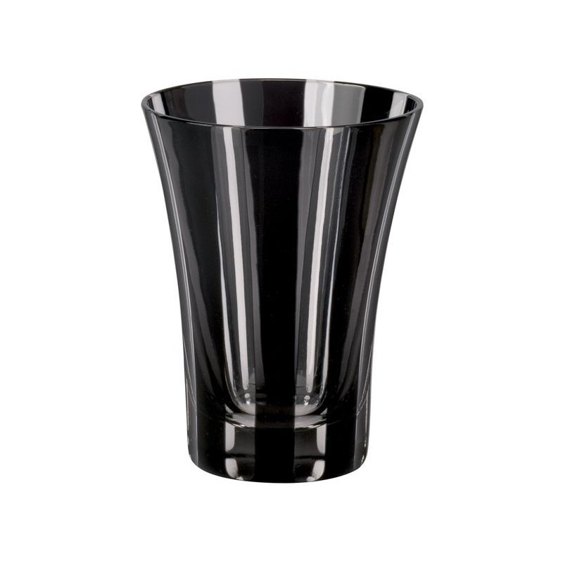 Boite de 6 gobelets hauts noir Palace  - MD Crystal
