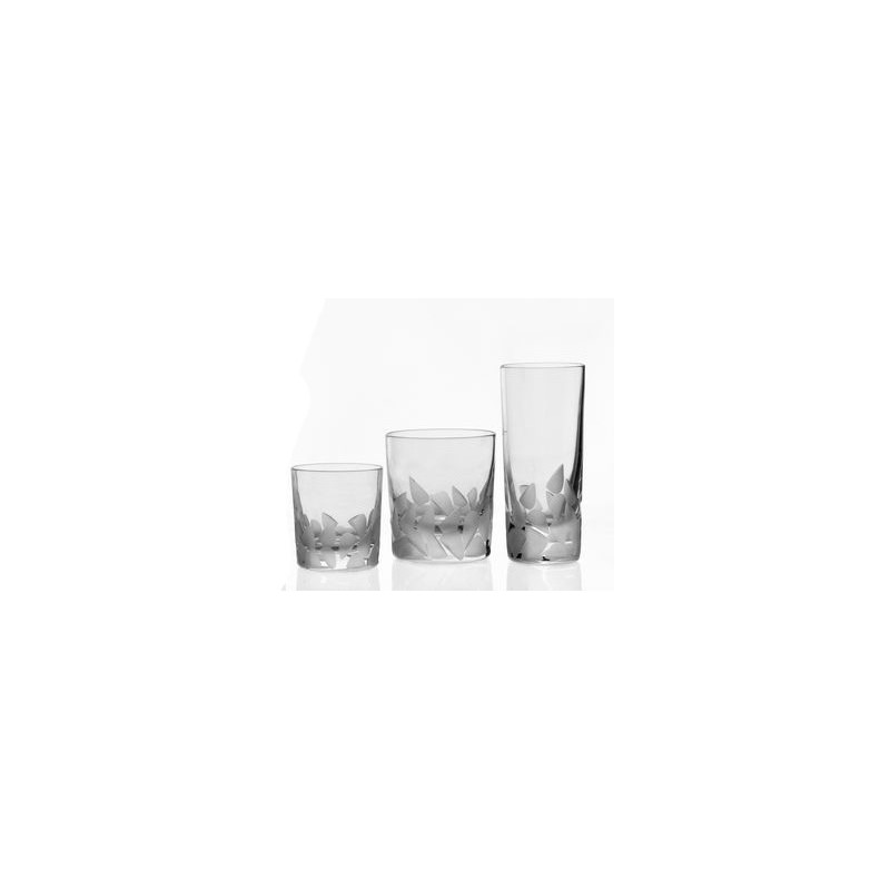 Boite/6 gobelets whisky (Rassort) Frost - Cristal de Svres  290,00 €